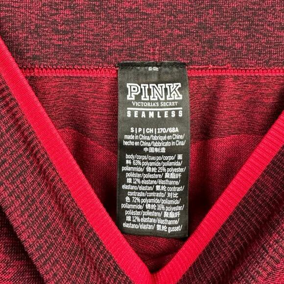 Victoria's Secret PINK Seamless Sculpt Leggings Red Ombre Small - Picture 6 of 10